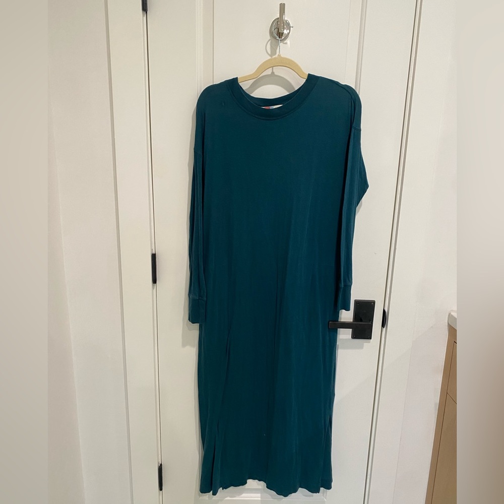 Free People Beach teal cover up